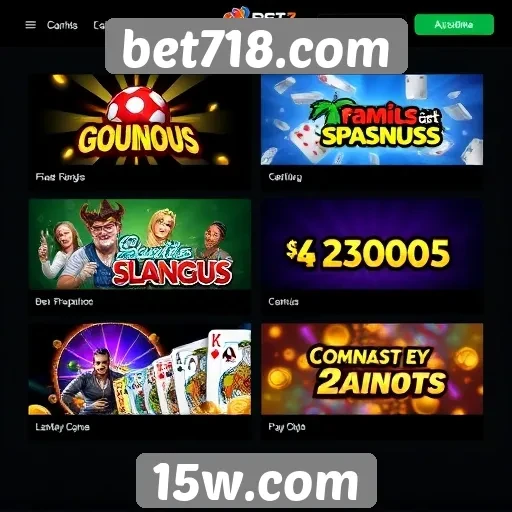 Comparativo de jogos oferecidos no bet718.com